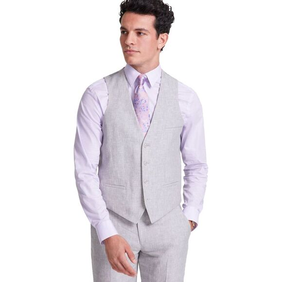 bar III Mens Featured Four Button Vest NWT